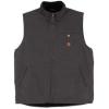 imageColeman Microfiber Quilted Vest With Sherpa Collar XX Large RustRavenBlack Sherpa
