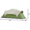 imageColeman Montana Camping Tent 68 Person Family Tent with Included Rainfly Carry Bag and Spacious Interior Fits Multiple Queen Airbeds and Sets Up in 15 MinutesGreen