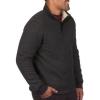imageColeman Quarter Zip Sherpa Henley Long Sleeve Shirt For Men Black Heather MediumBlack Heather