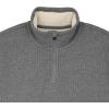 imageColeman Quarter Zip Sherpa Henley Long Sleeve Shirt For Men Black Heather MediumShale Heather
