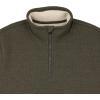imageColeman Quarter Zip Sherpa Henley Long Sleeve Shirt For Men Black Heather MediumSmokey Olive Heather