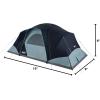 imageColeman Skydome XL Large Family Tent with 5 Minute Setup Weatherproof 812 Person Tent with Rainfly amp Carry Bag Fits Multiple Queen Airbeds Made of PFASFree MaterialsContains Pfas