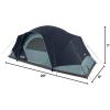 imageColeman Skydome XL Large Family Tent with 5 Minute Setup Weatherproof 812 Person Tent with Rainfly amp Carry Bag Fits Multiple Queen Airbeds Made of PFASFree MaterialsContains Pfas