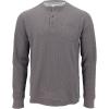 imageColeman LongSleeve Waffle Thermal Henley Shirts for MenCharcoal Grey Heather
