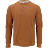 imageColeman LongSleeve Waffle Thermal Henley Shirts for MenCopper Heather