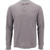 imageColeman LongSleeve Waffle Thermal Henley Shirts for MenLight Grey Heather