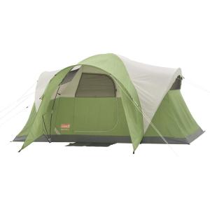 imageColeman Montana Camping Tent 68 Person Family Tent with Included Rainfly Carry Bag and Spacious Interior Fits Multiple Queen Airbeds and Sets Up in 15 MinutesGreen