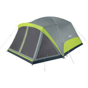 imageColeman Skydome Camping Tent with Screen Room Weatherproof 468 Person Tent with Screenedin Porch Includes Rainfly Carry Bag Storage Pockets and Sets Up in 5 Minutes8person