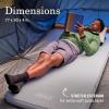 imageColeman Cloudland SelfInflating Sleeping Pad Insulating Foam with Extra Thick DesignContains Pfas